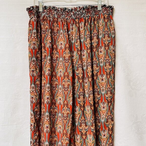 Love Welove Fashion Summer Jogger Womens 2XL Elastic High Waist Boho Hippie - Picture 3 of 11